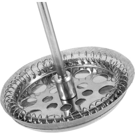 Cafetière à filtre en verre résistante aux hautes températures, 350 ml, argentée, pour la cuisine. (1/5)