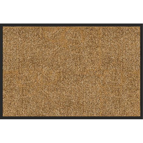 Tapis de Porte Paillasson d'entrée Rhine Beige 200 x 200 cm