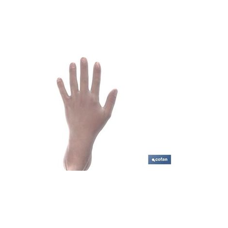 Boîte de 100 unités Gants en Vinyle T - XL (1/4)
