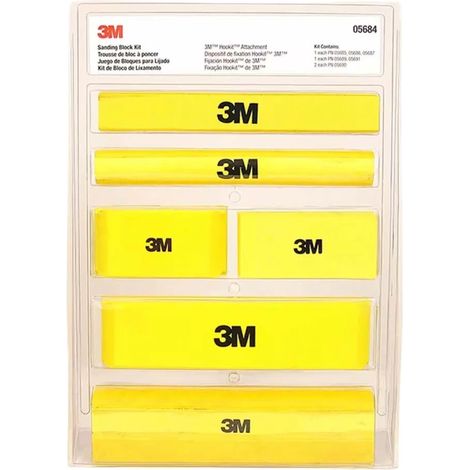 Herramienta de acabado 3m hookit sanding board kit sistema Hookit mango ergonómico