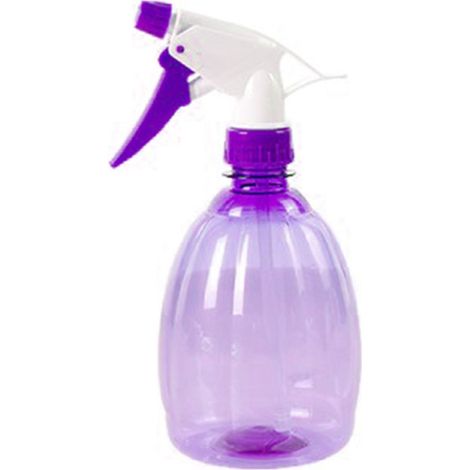 Pulvérisateur à main ABS Bouteille arrosage transparente buse réglable anti-fuite design citrouille violet léger 20x8cm (1/2)