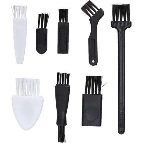 Ensemble de brosses de rasoir, petite brosse de nettoyage pour appareils ménagers (paquet de 8) (1/4)