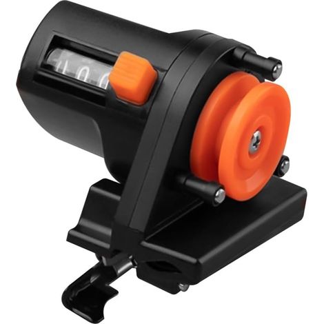Meter of Line of Fishing, Gauge of Depth 0-999 M, Counting Bidirectionnel Precise, Water-resistant of Mer, Clipsable on Cane to 2,5 cm (1/5)