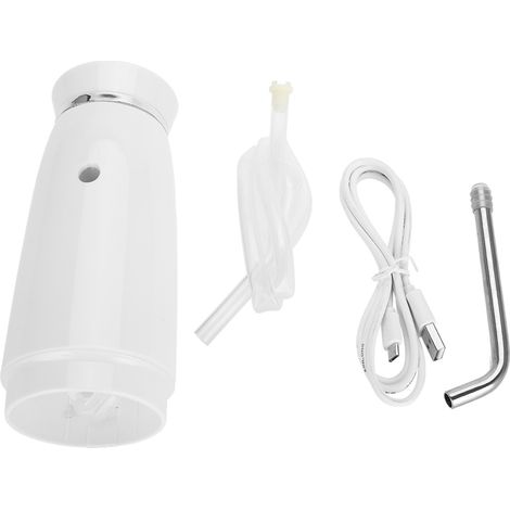 Porte-bouteille d'eau électrique automatique USB rechargeable, pompe à boisson rapide, blanc (1/5)