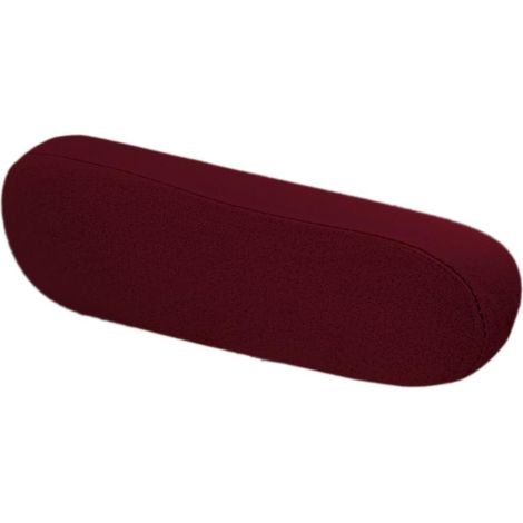 Lot de 2 housses d'accoudoir de voiture de 34 cm, rembourrées, ajustement universel, housse d'accoudoir de siège de voiture, protège-accoudoirs de rechange en tissu élastique, bordeaux (1/2)