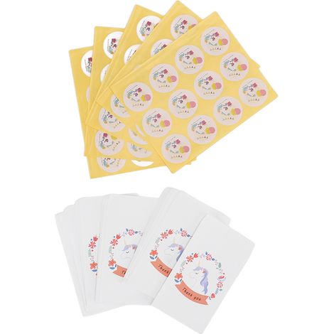 Lot de 2 enveloppes cadeaux animées, motif animal mignon, papier réutilisable pour fête d'anniversaire (1/5)