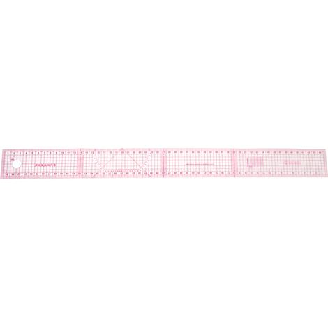 Lot de 6 règles métriques françaises pour la couture et la création de patrons de vêtements. Gabarit de dessin flexible et pliable. (1/5)
