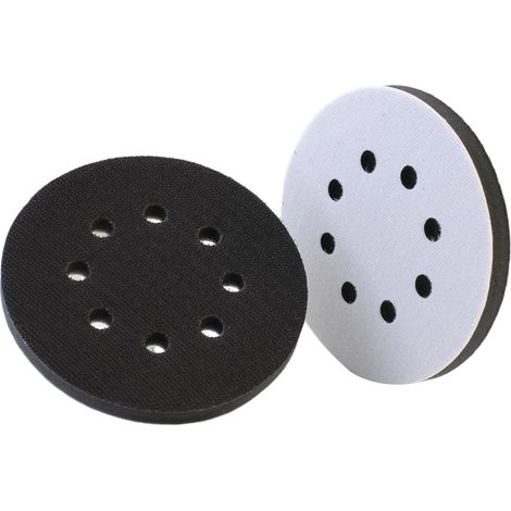 Set mit 2 Schaumstoff-Schleifpads für Surfprep-Schleifpads, 12,7 cm Schleiffläche, 8 Löcher (1/5)