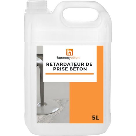 Retardant de prise pour béton - 5 L - Harmony Béton