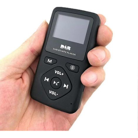 Radio DAB portable de poche avec lecteur MP3 numérique Bluetooth, idéale pour la randonnée, la marche, la course à pied et autres sports  Radio (1/5)