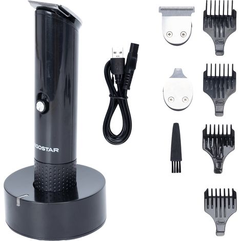 Aigostar Bruce Tagliacapelli senza fili 6000–8000 r/min 3 testine