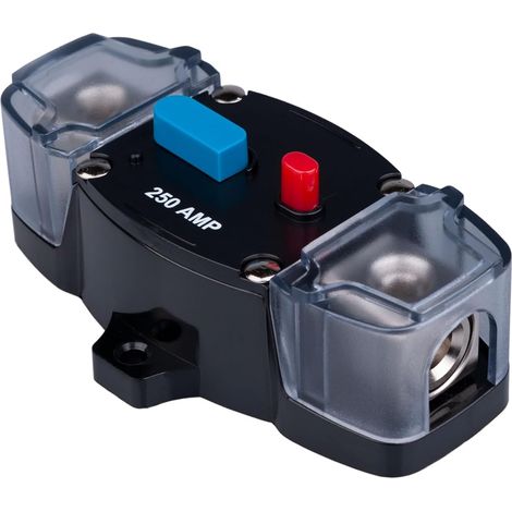 250 AMP Disjoncteur Automatique 250A Portefusible en Ligne Bloc Onduleur Réarmable DC 12V48V Trolling Motor Audio (1/5)
