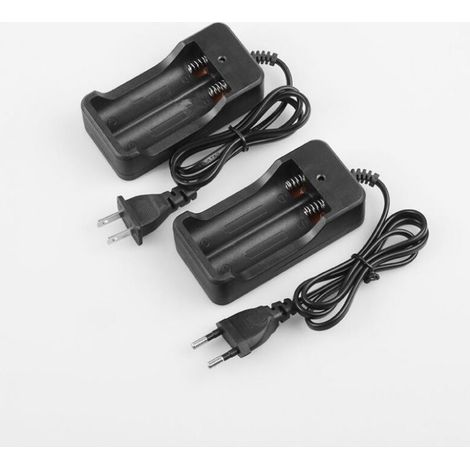 2X Battery Charger Compatible with 18650 Batteries, Li-ION Household Batteries (4.2V) (1/5)