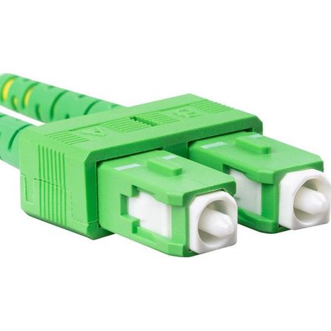 CABLE DE FIBRAOPTICA LANBERG DUPLEX LC/UPC-SC/APC 2M LSZH G657A1 AMARILLO