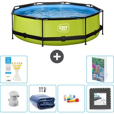 Exit Pool Rund - 300x76 cm - 7-teilig S177