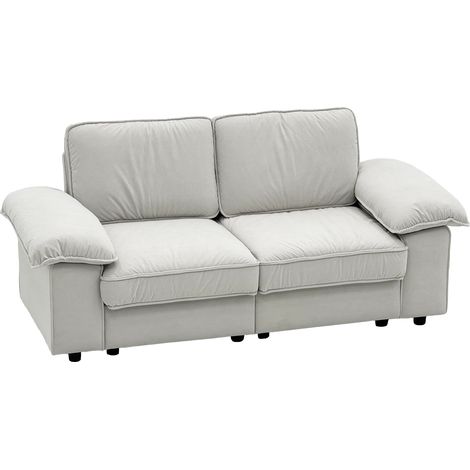 FX-P20EU-CW1 (SOFA 8813-1) Canapé contemporain avec rangement sous l’assise – design peu encombrant et confortable pour les appartements modernes