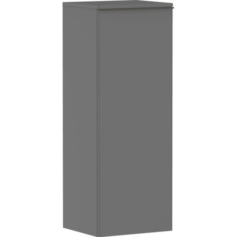Meuble haut de rangement Xelu Q 1065x400x370mm en gris avec finition diamantée (1/5)
