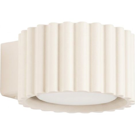 Apliques AURA beige aluminio 1xGx53 10cm Sollux (1/2)