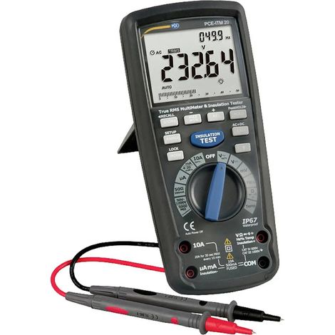[GEBRAUCHT] B-Ware Pce Instruments Hand Multimet Messgerät Isolationsmessung Speicherfunktion