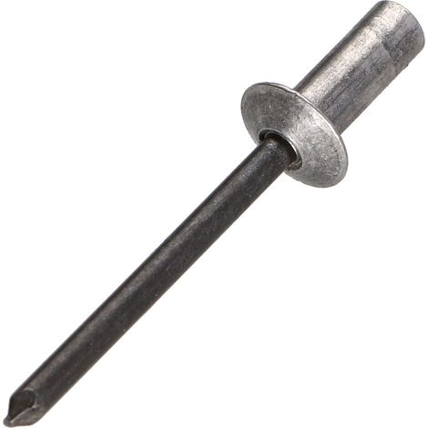 Rivet Etanche Etanche GOSTOP Aluminium Tige acier Tête plate 4X8 (1/4)