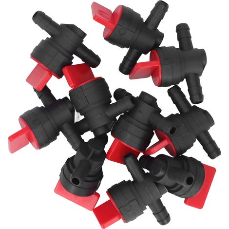 Lot de 10 vannes d'arrêt de carburant en ligne, interrupteur de coupure 1/4 po pour 494768 5091H 5091K 697947 (1/5)