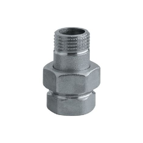 RACCORDO DIRITTO 3 PEZZI NICHELATO 1" Cromo