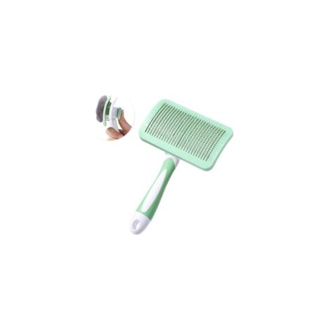 Brosse Autonettoyante à épiler pour Chiens et Chats Brosse Toilettage Animaux de Compagnie,Épilation en Un clic adapté Cheveux Animaux, Brosse à Poils courts à Longs (1/5)