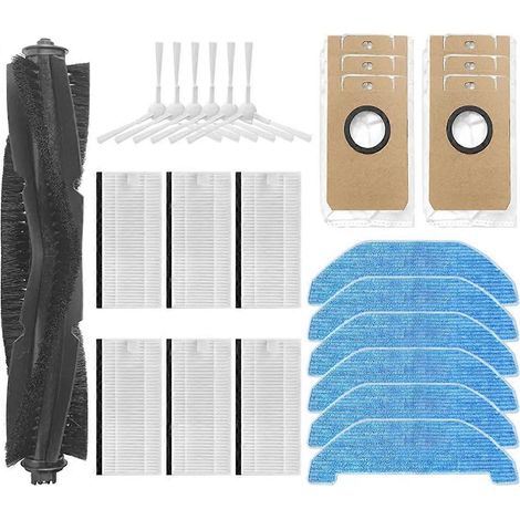 Pour balai à franges à rouleau latéral Neakasa NoMo N3, filtre, chiffons et sac à poussière (1/5)