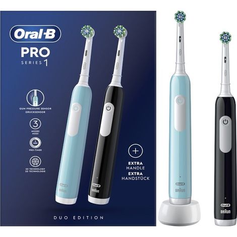 Elektrische Zahnbürste Oral-B PRO1 DUO (2 Stück) (1) (1/2)