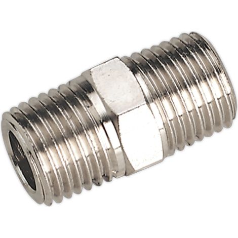 Sealey Double Male to Male Union 1/4""BSPT to 1/4""BSPT SA1/1414