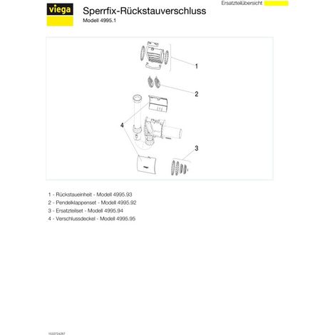 VIEGA 607135 siphon anti-odeurs Sperrfix (1/5)