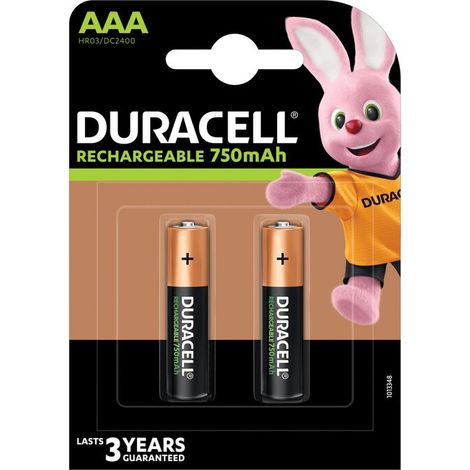 DURACELL BATT RICAR 750 MAH MINISTILO 2 PZ HR3