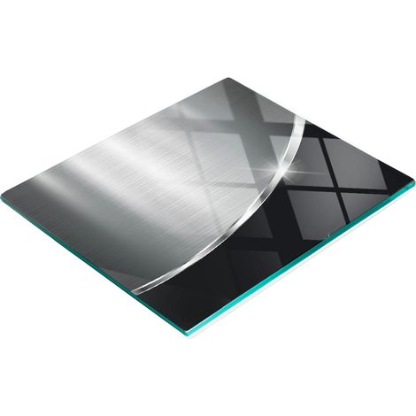 Tablero de cocina de vidrio templado con textura de gr谩ficos decorativos 60x52 cm