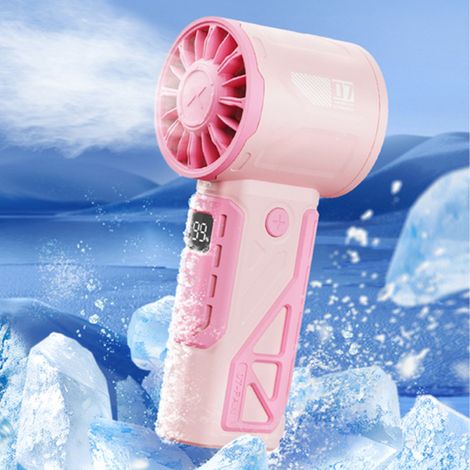 Ventilateur portable d'extérieur par temps chaud, 100 vitesses réglables en continu, idéal pour l'été et les grandes températures. (1/5)