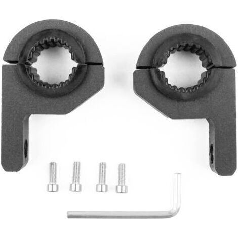 Support de montage universel pour lampe de travail - 25 mm - 30 mm - Support de fixation pour feux antibrouillard, pare-buffles, pare-chocs, pour véhicules tout-terrain, voiture, camion, motodengyank (1/5)