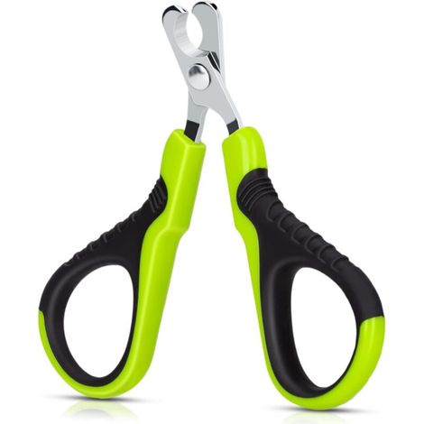 Ciseaux à ongles professionnels pour chats, lapins et petits animaux, coupe-griffes pour chats, ciseaux courbés en acier inoxydable, ciseaux coupe-griffes pour chats (1/5)