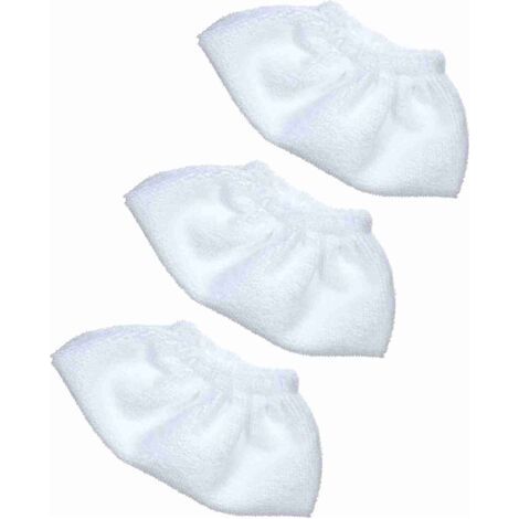 QORVA-Lot de 3 chiffons de rechange pour aspirateurs Karcher SC2/ SC3/ SC4/ SC5, chiffons éponge, housses de buse, accessoires