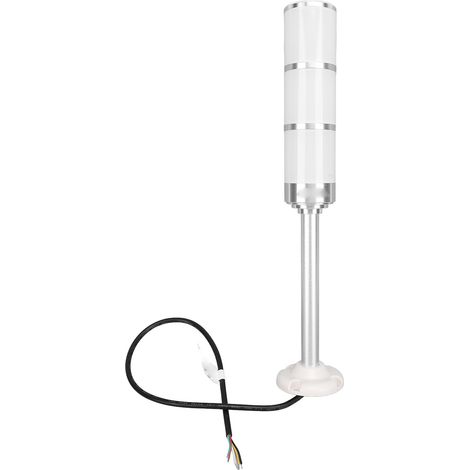 Ortviai Tour de signalisation LED 3 niveaux avec alarme sonore et lumineuse, 24 V CC, pour atelier industriel