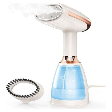 Pair Vertikaler Dampfglätter, tragbares Bügeleisen, 1500 W, 280 ml, schnelles Aufheizen, Handdampfglätter, geeignet für alle Stoffe, ideal für Zuhause und Reisen (milchweiß)