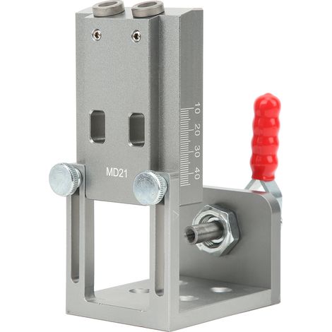 Schrägbohrloch-Einstellwerkzeug für Möbel, Holzbearbeitung, Heimwerkerbedarf, Schnellspannvorrichtung, 9 mm (1/5)