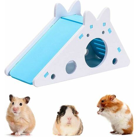 Maison de Hamster en Cage pour Hamster Repaire Habitat Nid, Hamster House avec échelle et toboggan, Jouet pour Grimper, Jouet d’activité pour Le Petit Animal de Se débarrasser de l’Ennui, (1/5)