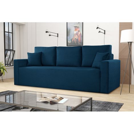 Modernes Sofa ZOOM mit Schlaffunktion Blau (1/2)