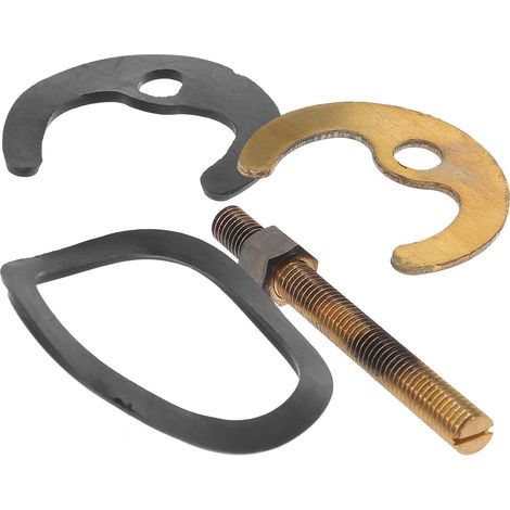 Kit de fixation pour robinet de salle de bain avec rondelle (1/5)