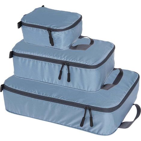 Cocoon Conjunto de 3 cubos de almacenaje azul