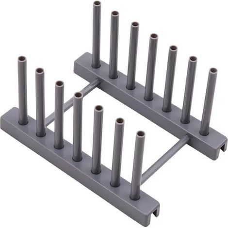 Organisateur de cuisine Pot couvercle support en acier inoxydable porte-cuillère Pot couvercle étagère cuisson plat support casserole couverture support cuisine accessoires gris
