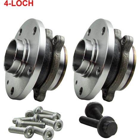 2PCS Set de Roulement Avec Moyeu Roue pour Audi VW Seat Skoda 3C0498621 1T0498621