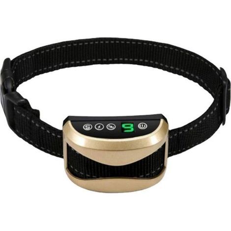 Antibellhalsband für Hunde – 3 Modi: Elektroschock/Vibration/Sensibilität, harmlose automatische Trainingshilfe, wiederaufladbarer Akku, verstellbarer reflektierender Riemen für kleine und große Hunde (1/5)
