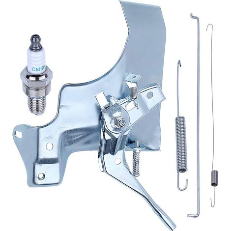 Adefol Kit bras de commande de l'accélérateur Levier régulateur Tige du régulateur Ressort de retour pour Honda GX340 GX390 Chinois 188F 190F 11CV 13CV Moteur 4 temps (1/5)