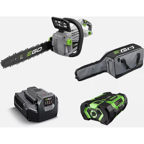 Kit Motosega a Batteria Ego CS1610 E + Batteria 5 Ah e Caricabatteria Rapido (1/2)