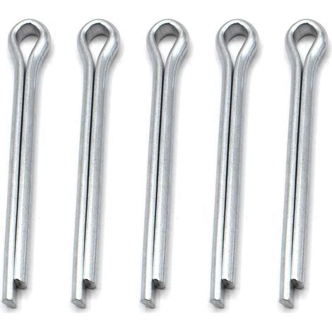 Goupille fendue galvanisée 4mm x 36mm – Lot de 10 pièces – Pour automobiles et réparations – Acier résistant à la corrosion (1/4)